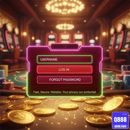 q888 - conectar em protegido página de login - Criar Conta Grátis